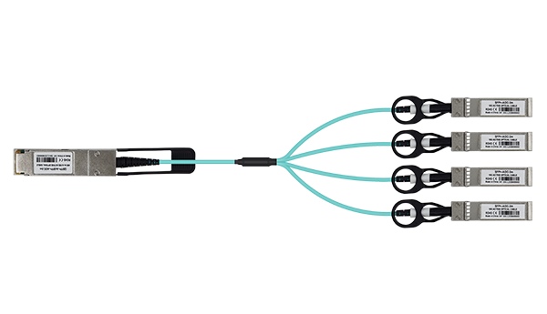QSFP+-4xSFP+-AOC-3m view 2