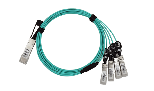QSFP+-4xSFP+-AOC-3m